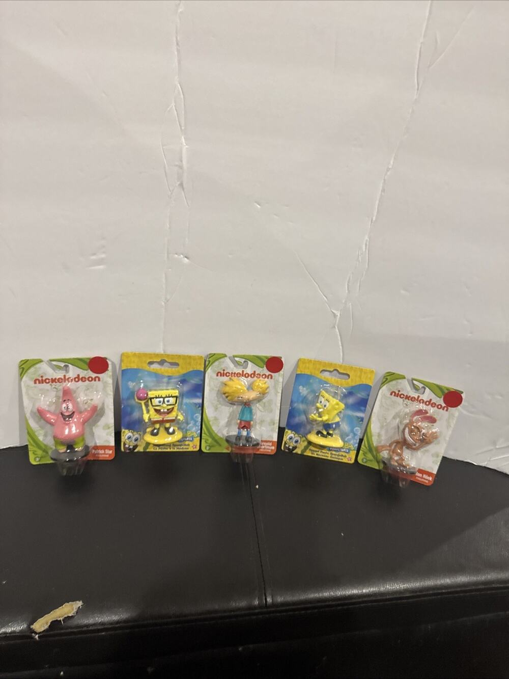 Lot of 5 Nickelodeon Cake Toppers SpongeBob Patrick Arnold Ren Sealed New